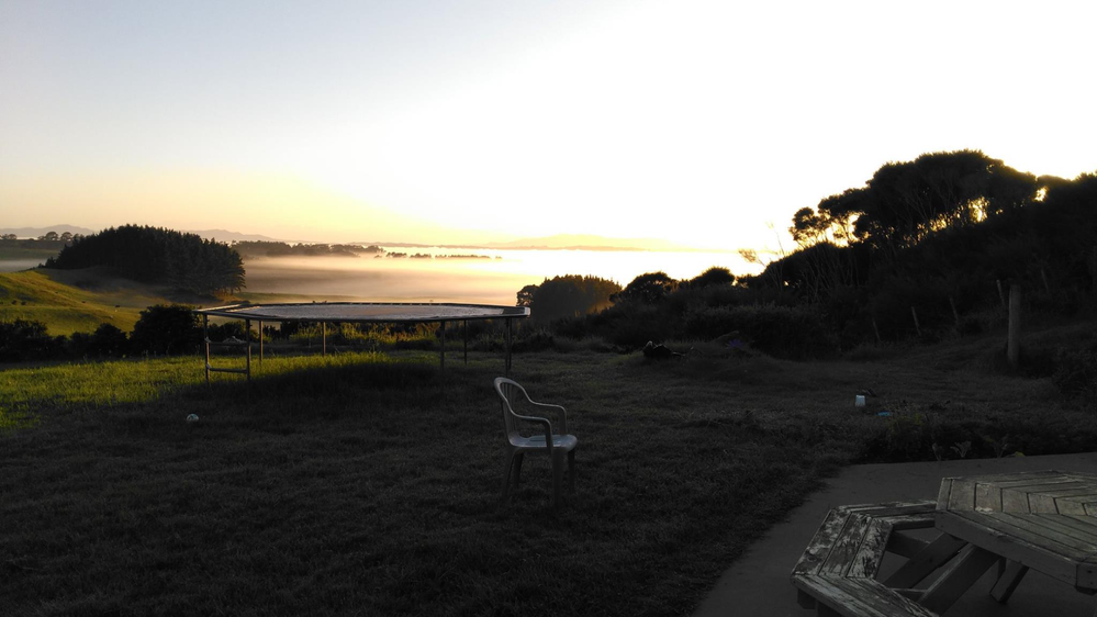 Sun Horizon in Dargaville North Island New Zealand