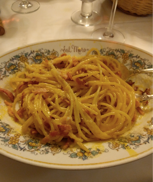 Spaghetti alla Moro @ Trattoria Al Moro
