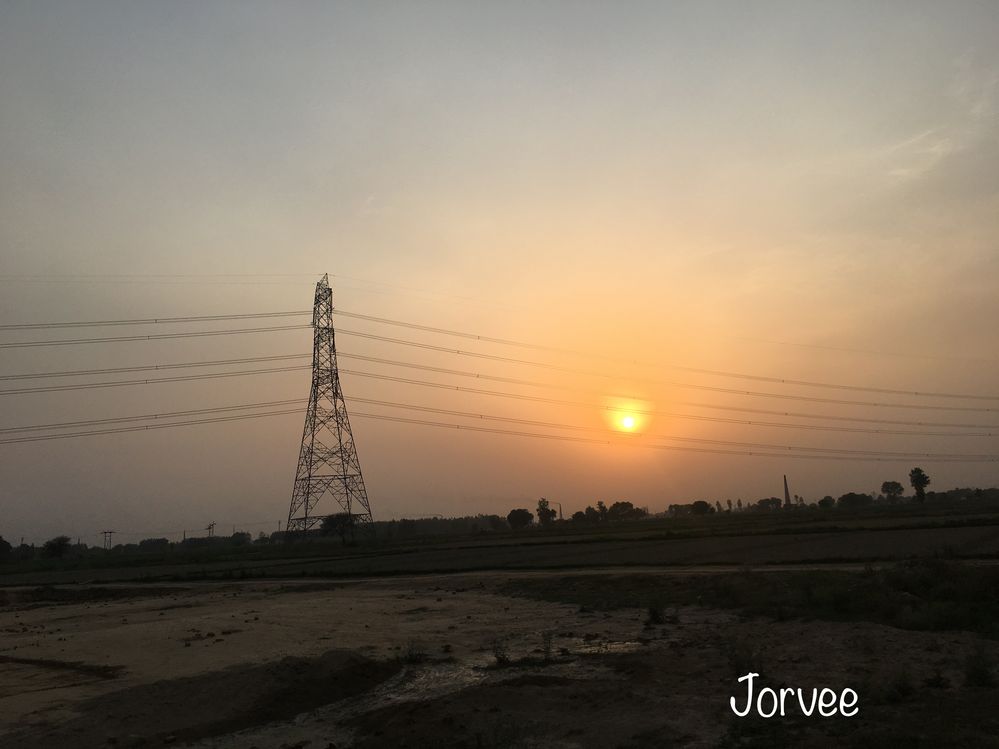 Sunset clicked by Jorvee