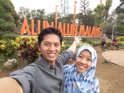 Me and my wife in Malang