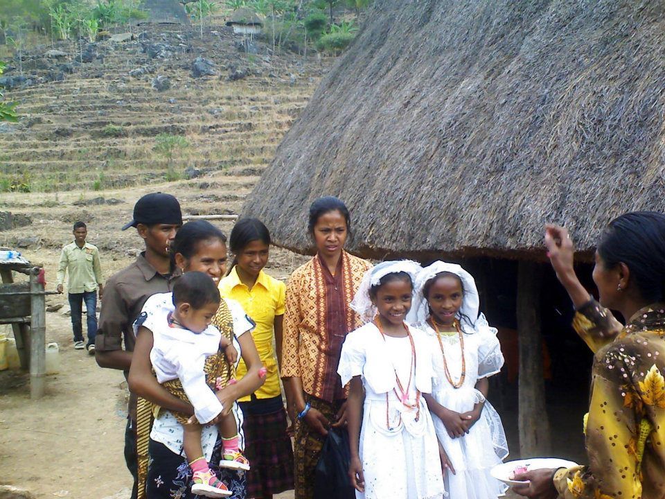 Baptis ceremony at Batumano, Soroleque