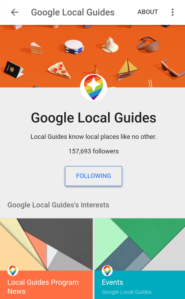 Google Local Guides G+ Profile