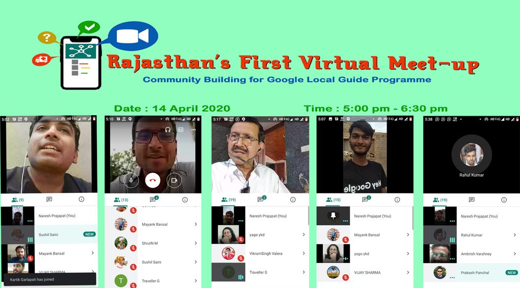 Rajasthan's First Virtual Meetup 2020