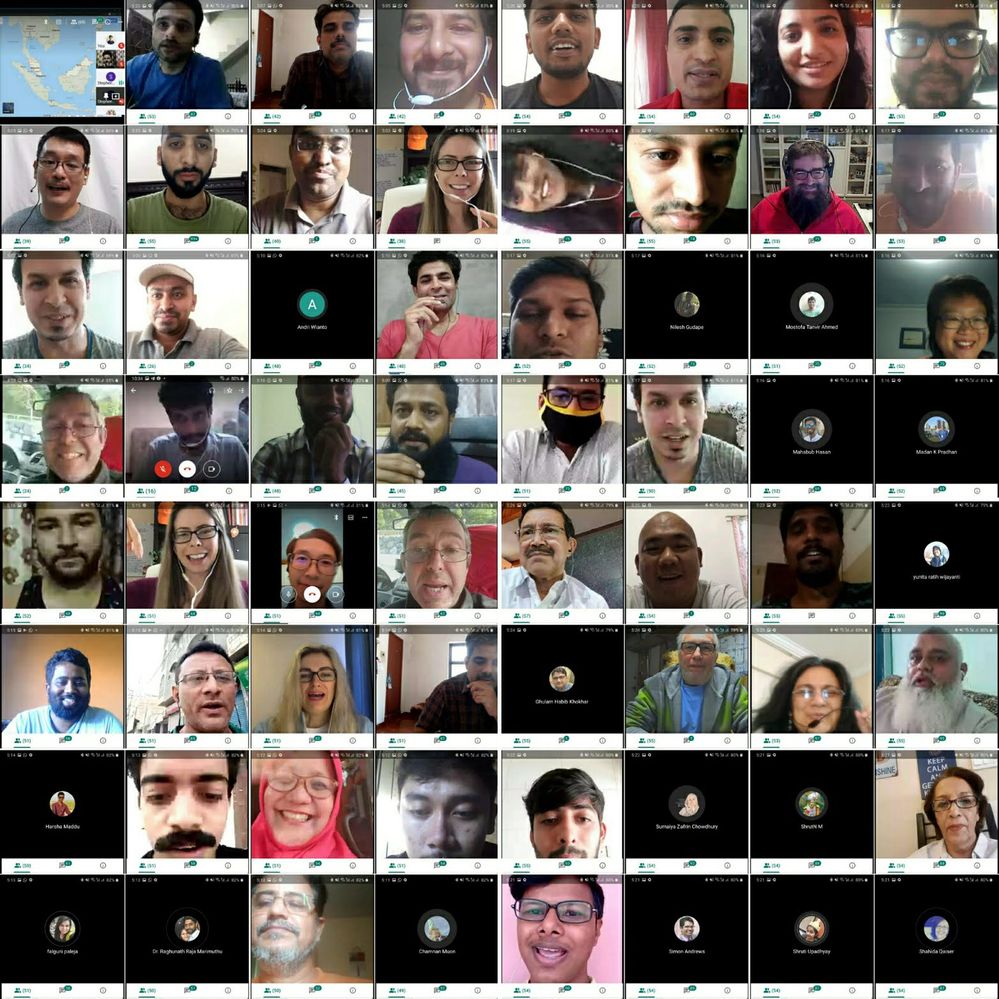 Many of the participants in our Malaysia Virtual Tour Meetup