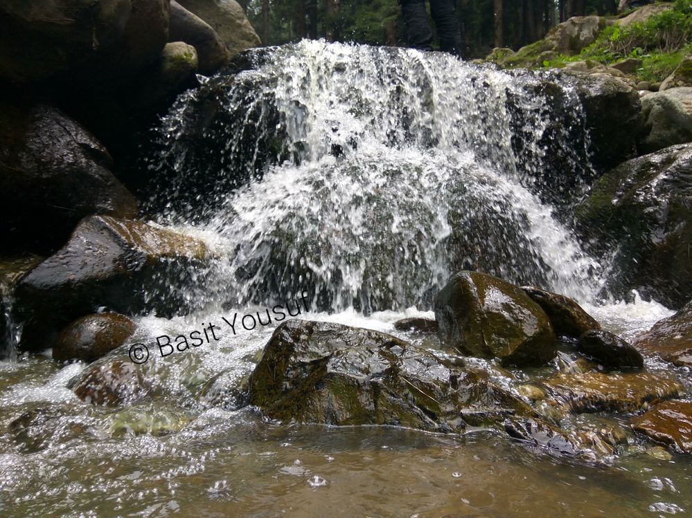 Doodhganga River tributary  mini waterfall