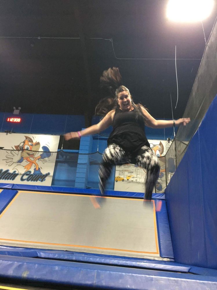 Jumping at Fly High in NYC