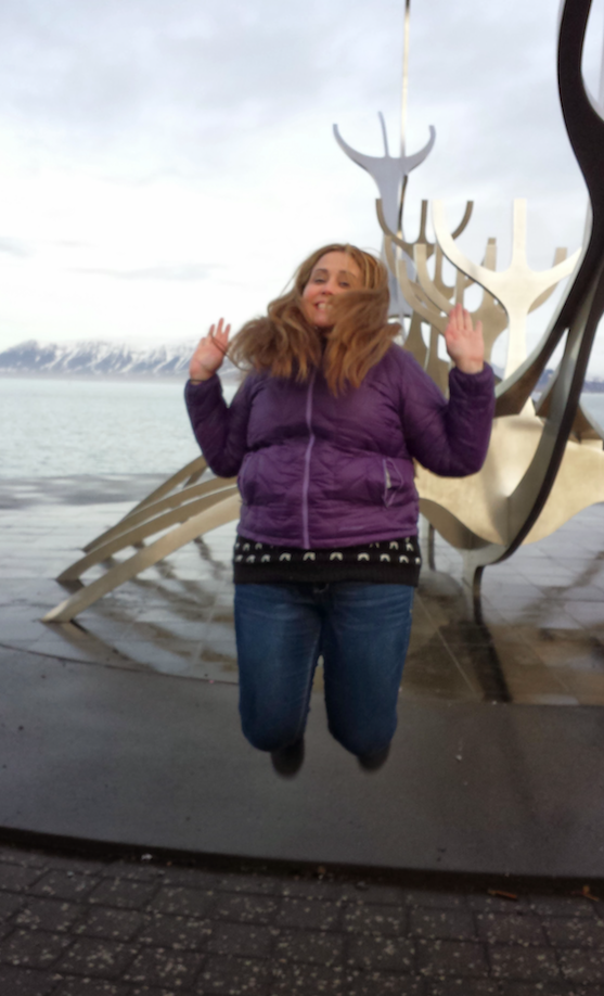 Jumping at the Sun Voyager in Iceland