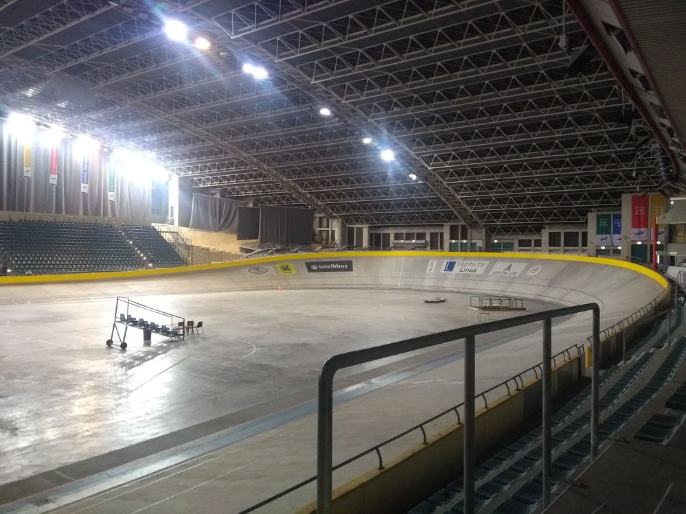 Empty Bellville Velodrome, Cape Town (Photo by RobAo)