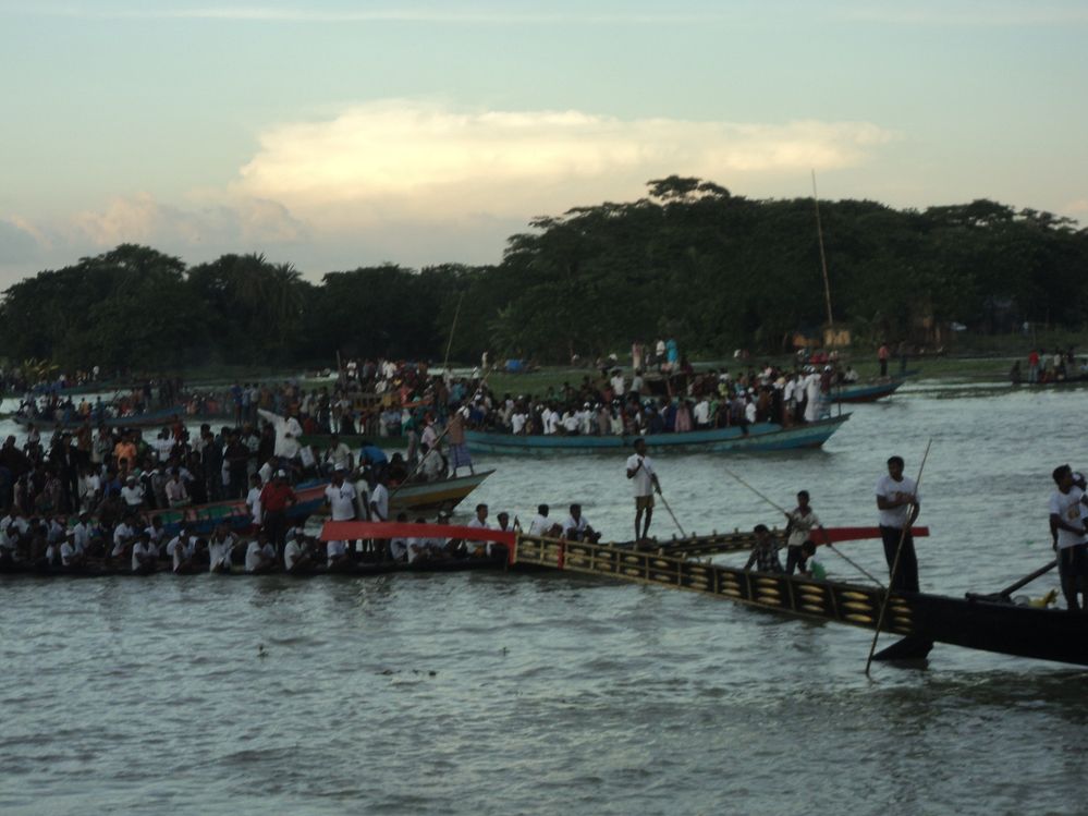 People gathering to enjoy