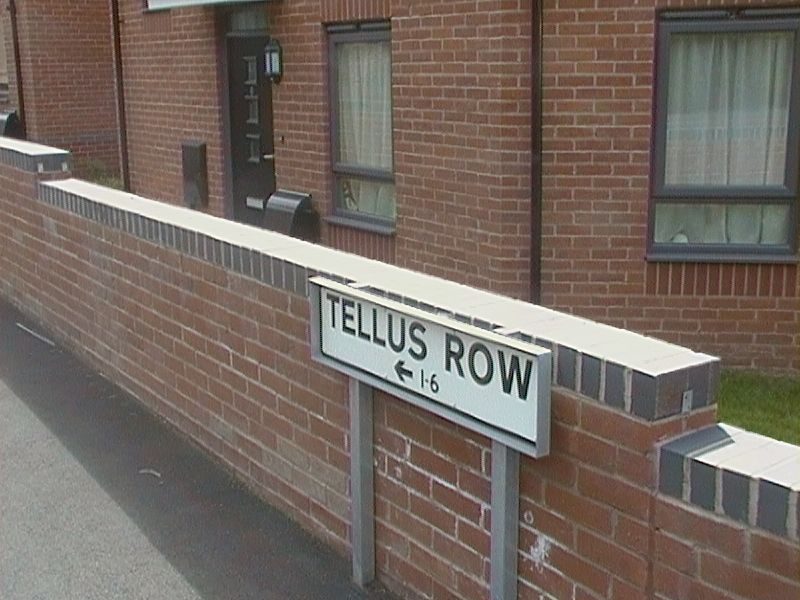 New street sign in Telford , UK