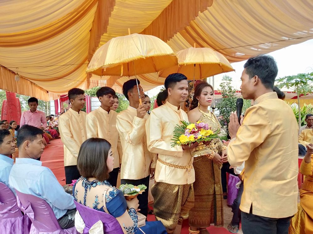 Several rituals in the wedding