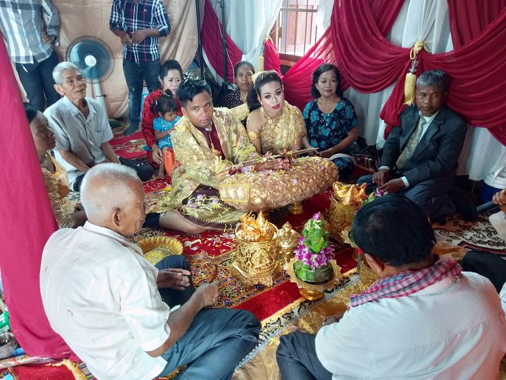Several rituals in the wedding