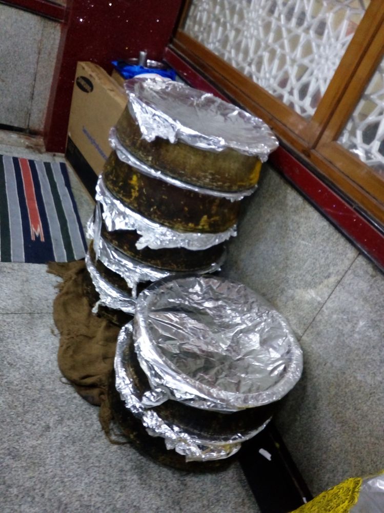 Hyderabad's famous Biryani, ready to be served!