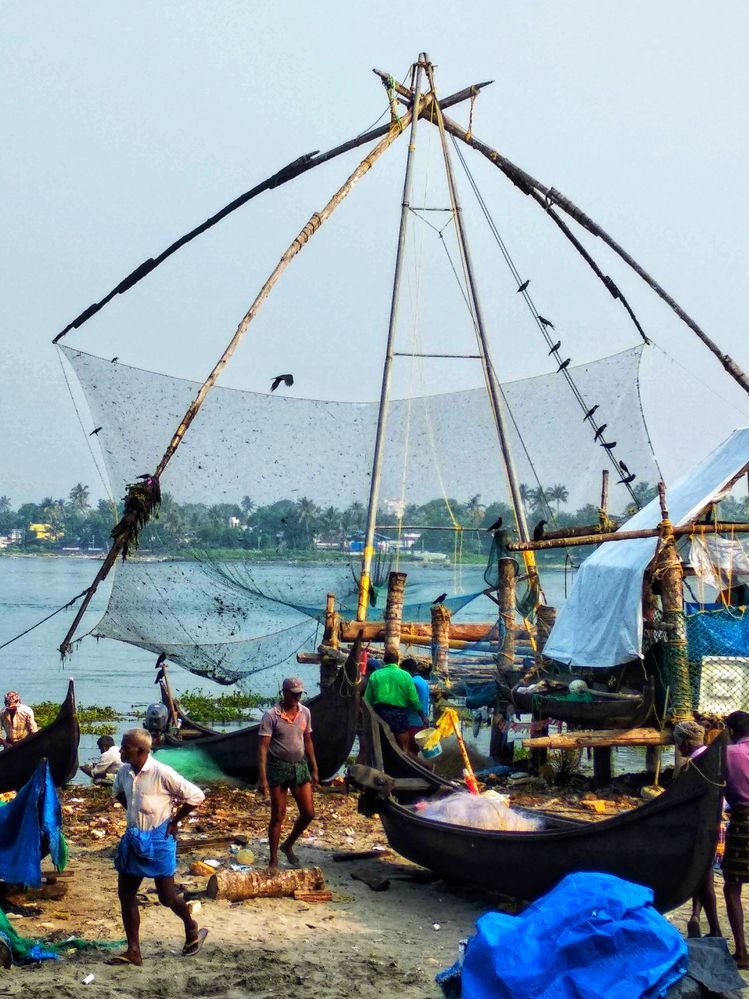 Fishing Nets during busy times